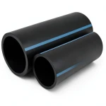 NPF HDPE Pipes Pressure 10 Bar Outside Diameter 500 mm Thickness 23.9 mm Black