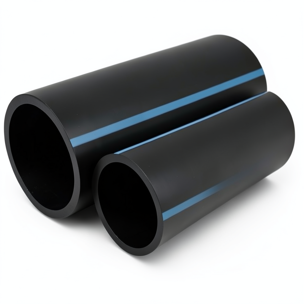أنابيب HDPE الوطني ضغط 10 بار قطر خارجي 500 مم سمك 23.9 مم لون أسود