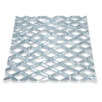 Galvanized Steel Expanded Metal Mesh Thickness 1.8 mm Width 2.44 M Length 5 M