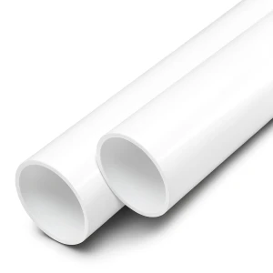 أنابيب UPVC ضغط اسمي 11 بار مقاس 1/2 1 إنش سمك 1.9 مم أبيض