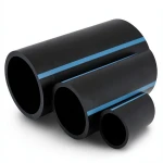 NPF HDPE Pipes Pressure 10 Bar Outside Diameter 560 mm Thickness 26.7 mm Black