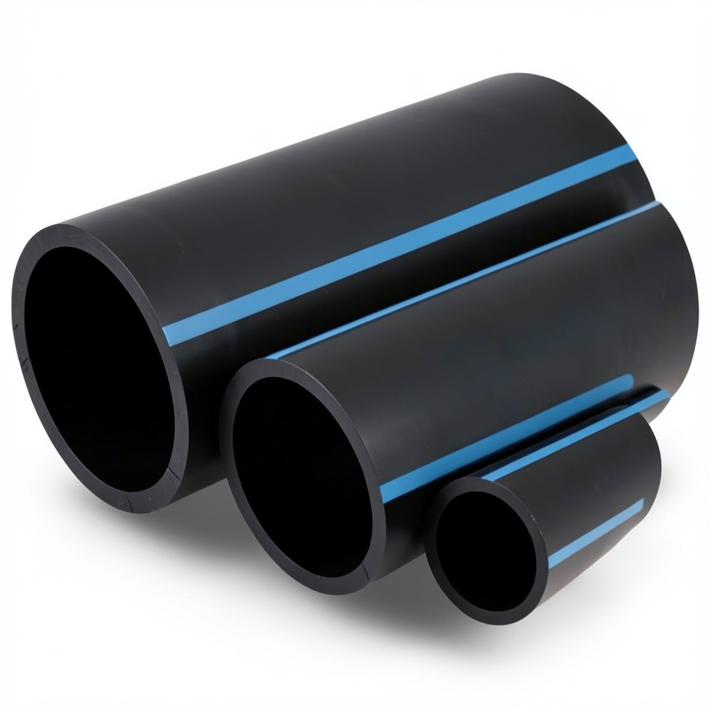 مواسير HDPE الوطني ضغط 16 بار قطر خارجي 16 مم سمك 1.2 مم لون أسود