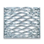 Galvanized Steel Expanded Metal Mesh Thickness 1.8 mm Width 2.44 m Length 6 m