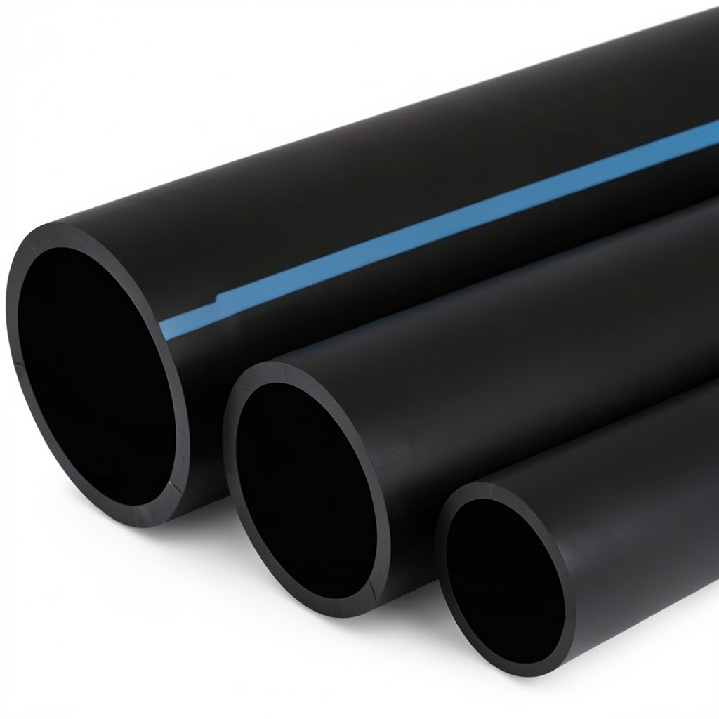 مواسير HDPE الوطني ضغط 16 بار قطر 20 مم سمك 1.5 مم لون أسود