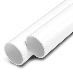 أنابيب UPVC ضغط اسمي 11 بار مقاس 8 إنش سمك 8.4 مم لون أبيض