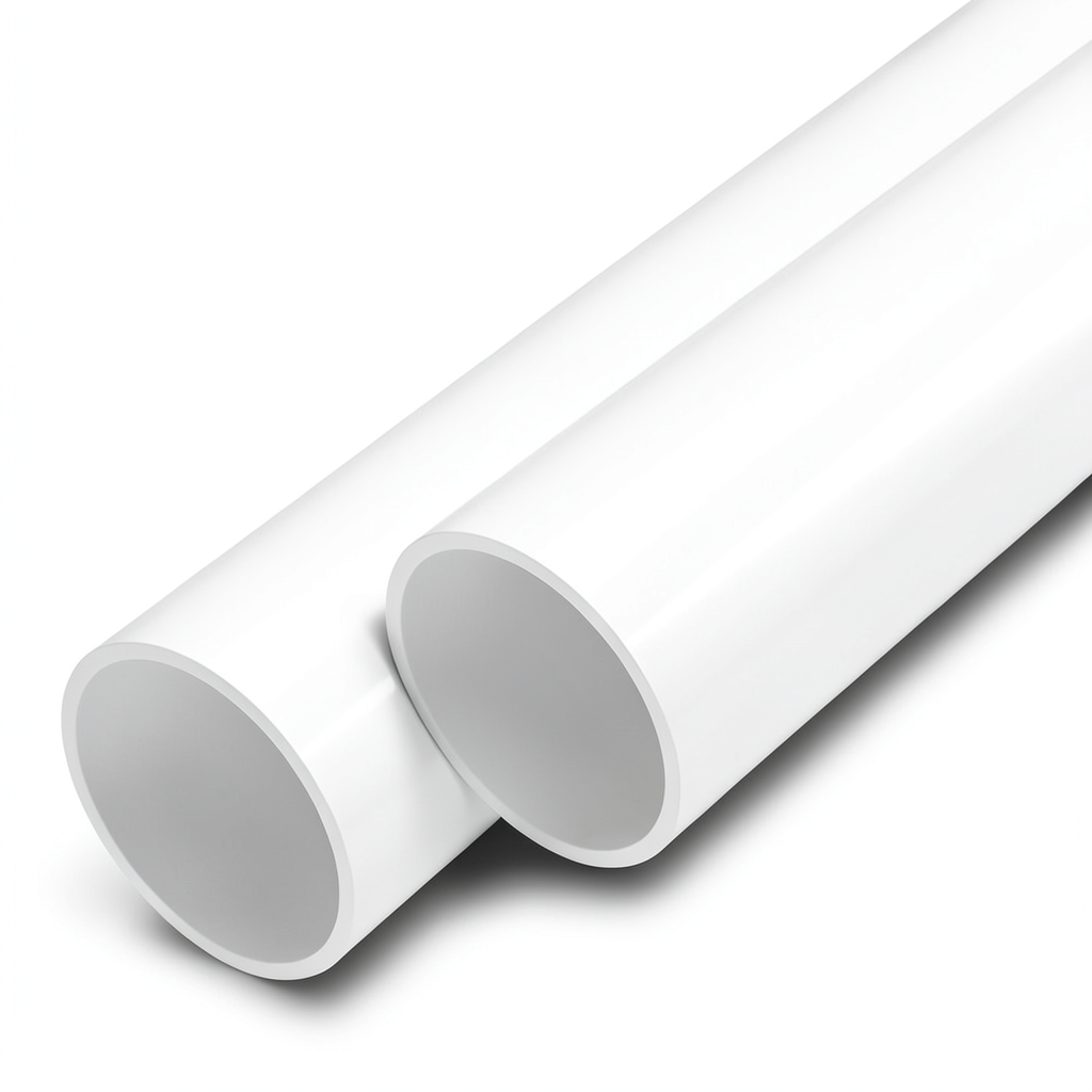 UPVC Pipes Nominal Pressure 11 Bar Size 8 Inch Thickness 8.4 mm White