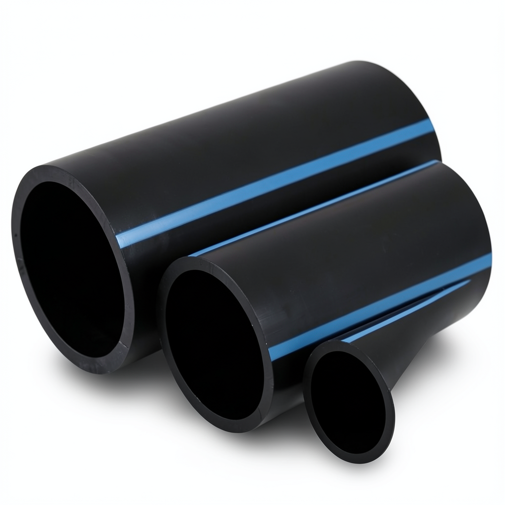 مواسير HDPE الوطني لضغط 16 بار قطر خارجي 25 مم سمك 1.9 مم لون أسود