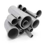 أنابيب UPVC جدول 80 مقاس 6 إنش سمك 10.97 مم لون رمادي