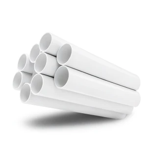 مواسير UPVC مقاس 3 إنش ضغط 6.9 بار سمك 2.16 مم لون أبيض