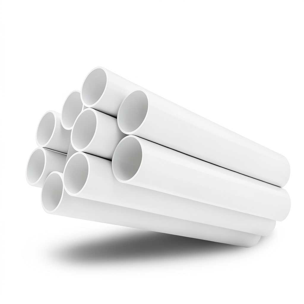 مواسير UPVC مقاس 3 إنش ضغط 6.9 بار سمك 2.16 مم لون أبيض