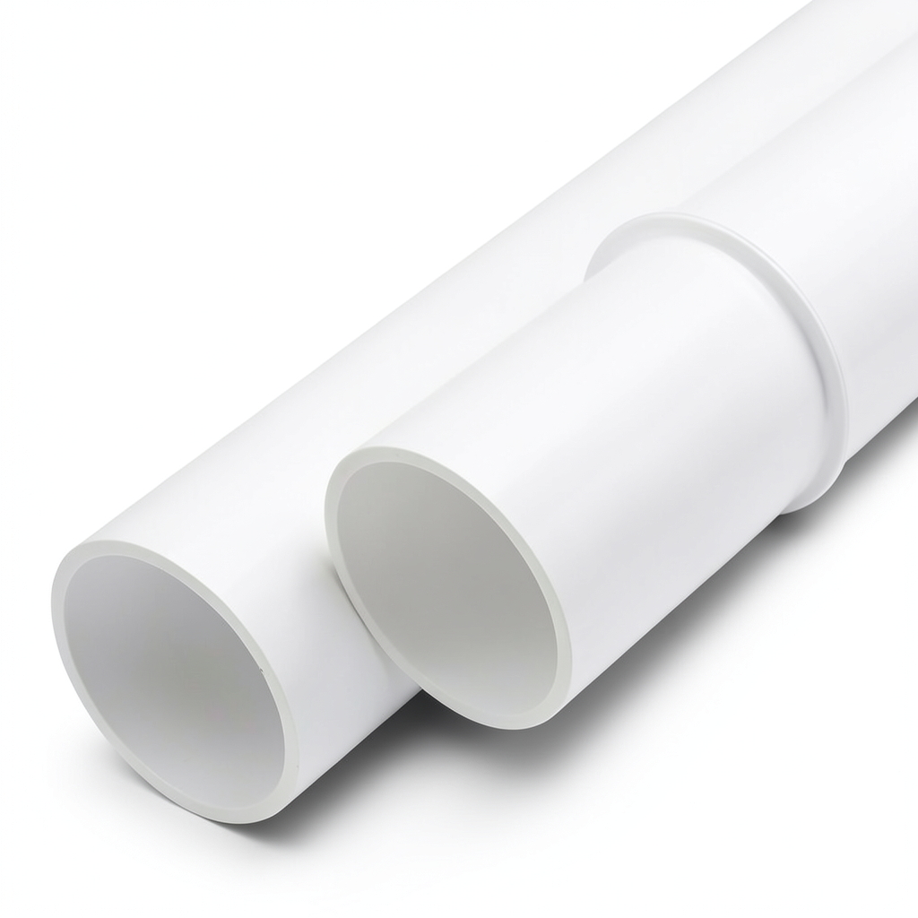 UPVC Pipes 20 Bar Pressure 110 mm Diameter 8.1 mm Thickness White