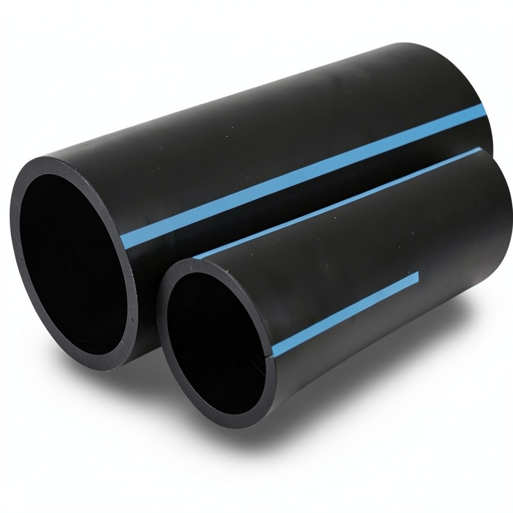 مواسير HDPE الوطني لشبكات المياه ضغط 16 بار قطر خارجي 40 مم سمك 3 مم لون أسود