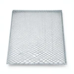 Galvanized Steel Expanded Metal Mesh Thickness 2 mm Width 2.44 M Length 1 M