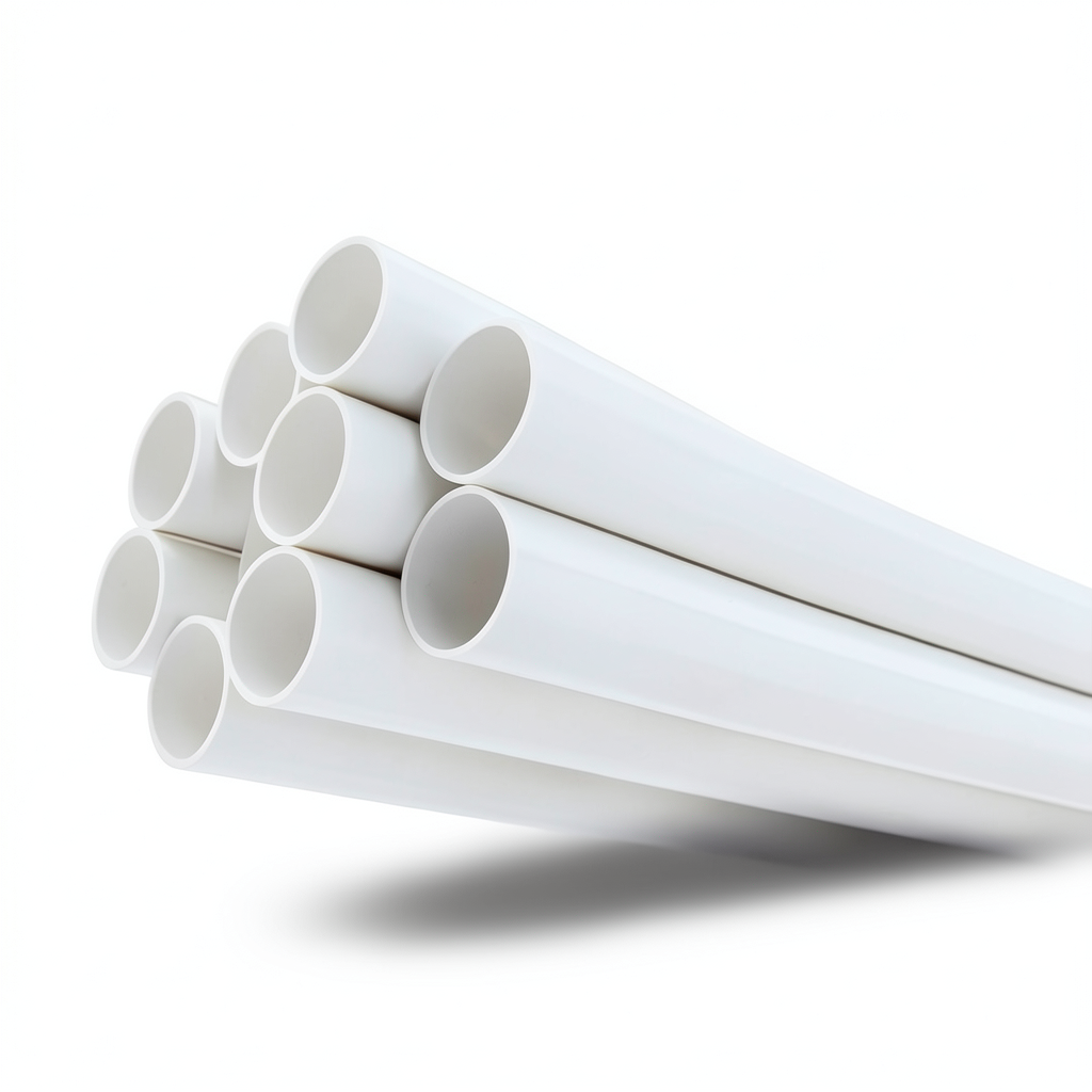 مواسير UPVC ضغط 6.9 بار مقاس 6 إنش سمك 4.11 مم لون أبيض