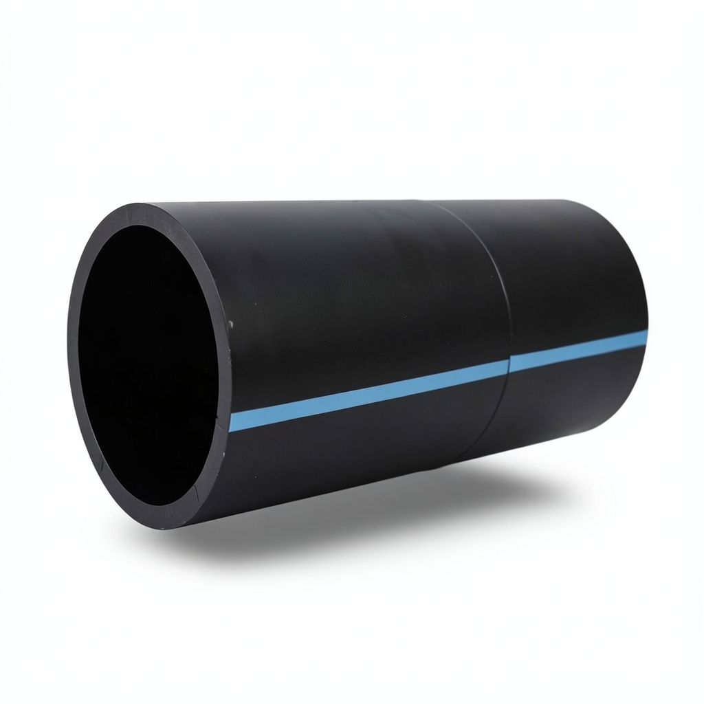 مواسير HDPE الوطني لشبكات المياه ضغط 16 بار قطر خارجي 50 مم سمك 3.7 مم أسود