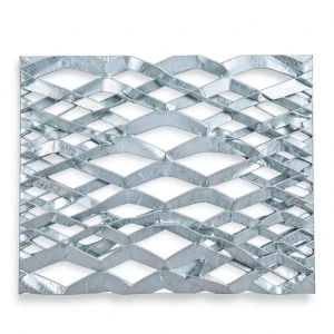 Galvanized Steel Expanded Metal Mesh Thickness 1.8 mm Width 2.44 M Length 7 meter
