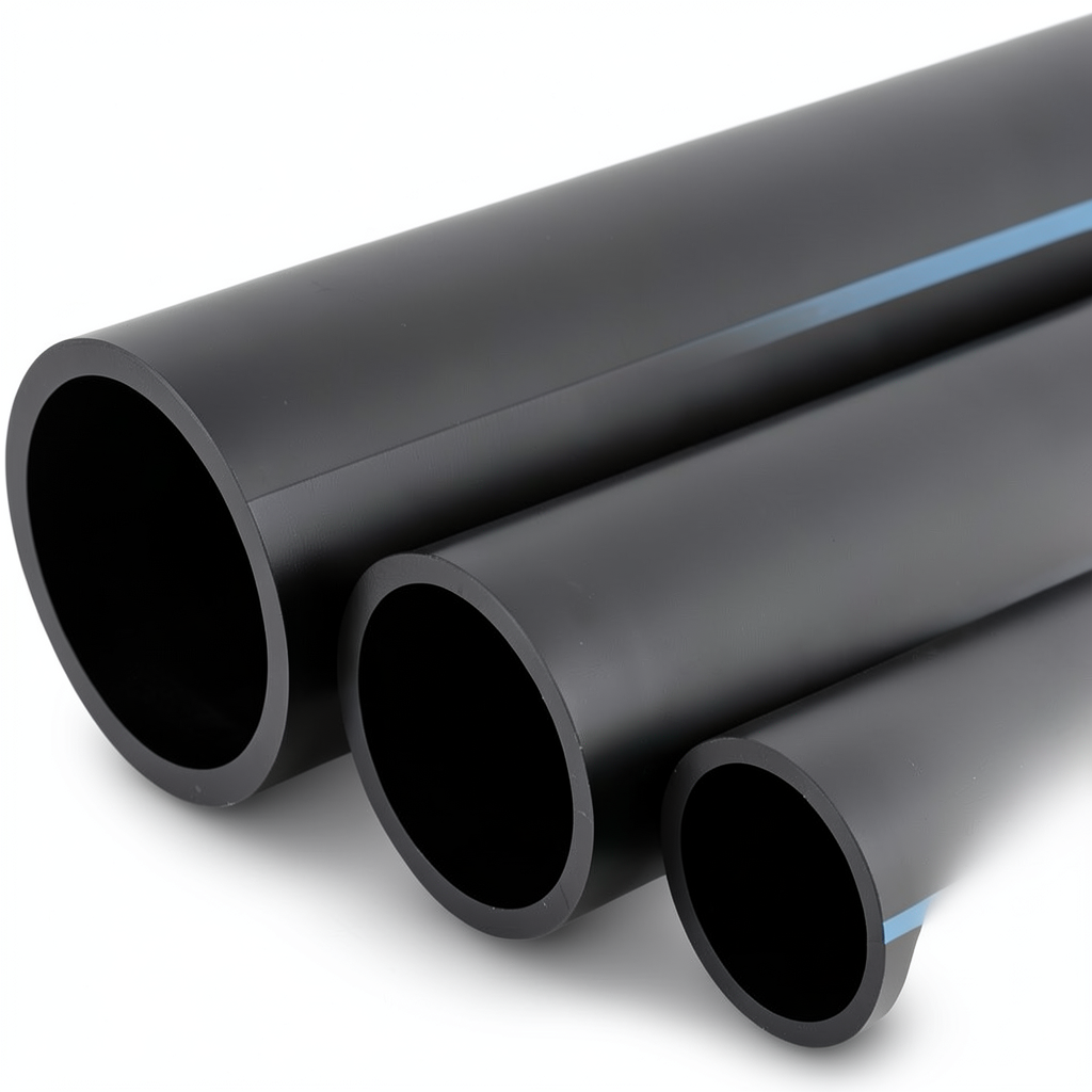 مواسير HDPE الوطني ضغط 16 بار قطر 75 مم سمك 5.6 مم لون أسود