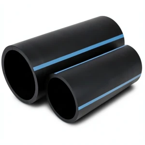 مواسير HDPE الوطني ضغط 16 بار قطر خارجي 90 مم سمك 6.7 مم أسود