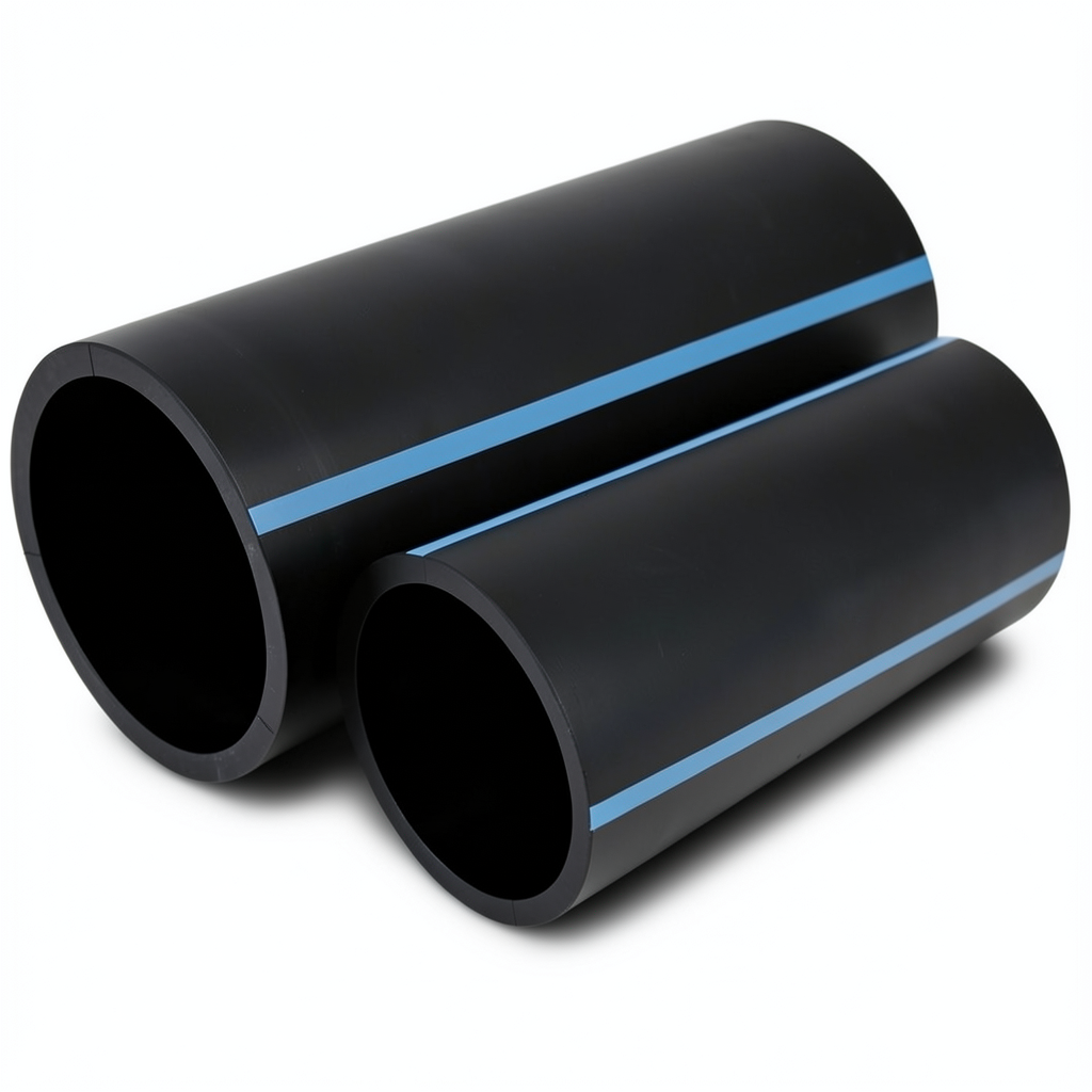 مواسير HDPE الوطني ضغط 16 بار قطر خارجي 90 مم سمك 6.7 مم أسود