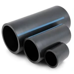 NPF HDPE Pipes Pressure 16 Bar Outside Diameter 110 mm Thickness 8.2 mm Black