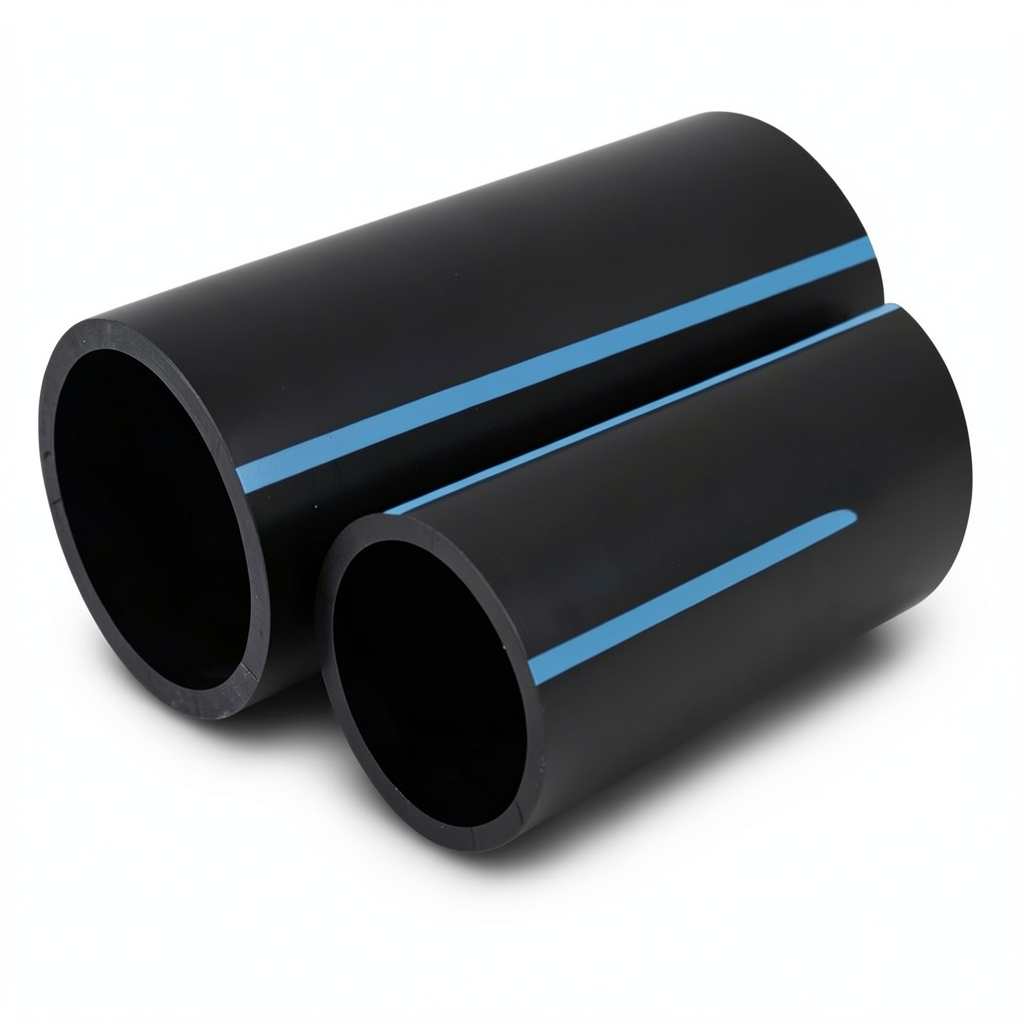 NPF HDPE Pipes Pressure 16 Bar Outside Diameter 125 mm Thickness 9.3 mm Black