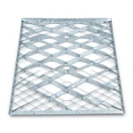 Galvanized Steel Expanded Metal Mesh Thickness 1.8 mm Width 2.44 M Length 2 M