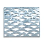 Galvanized Steel Expanded Metal Mesh Thickness 2 mm Width 2.44 M Length 5 M
