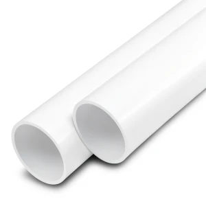 مواسير UPVC مقاس 4 إنش سمك 3.5 مم ضغط اسمي 8.6 بار لون أبيض