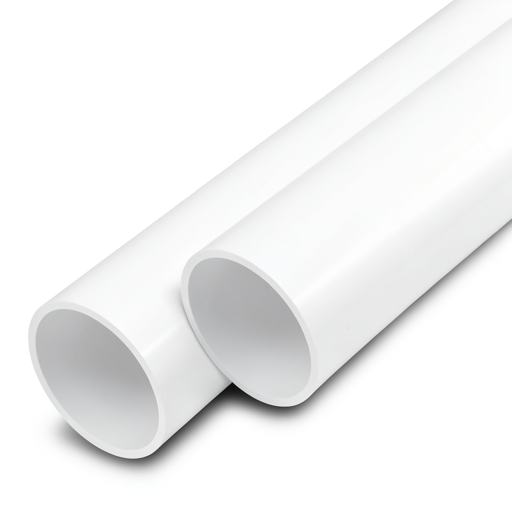 UPVC Pipes 4 Inch Thickness 3.5 mm Nominal Pressure 8.6 Bar White