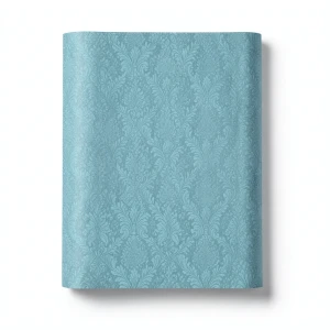 Italian Wallpaper Patterned Design 10mx0.70m Turquoise Color