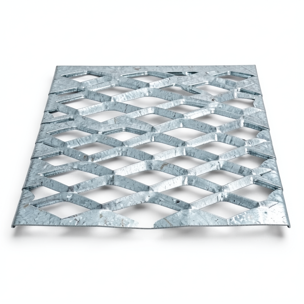 Galvanized Steel Expanded Metal Mesh Thickness 1.8 mm Width 2.44 m Length 4 m