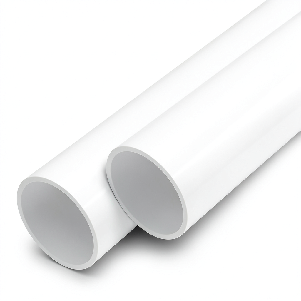 UPVC Pipes Nominal Pressure 11 Bar Size 6 Inch Thickness 6.5 mm White