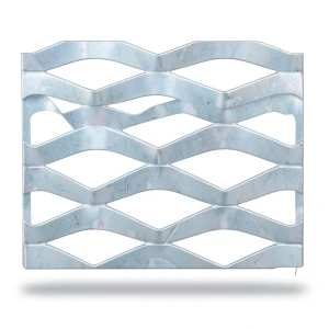 Galvanized Steel Expanded Metal Mesh Thickness 2.3 mm Width 2.44 m Length 1 m