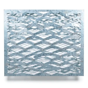 Galvanized Steel Expanded Metal Mesh Thickness 2 mm Width 2.44 M Length 1 M