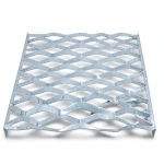 Galvanized Steel Expanded Metal Mesh Thickness 2.3 mm Width 2.44 m Length 4 m
