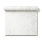 Italian Patterned Wall Covering 10m x 0.73m Off White, Model 56853