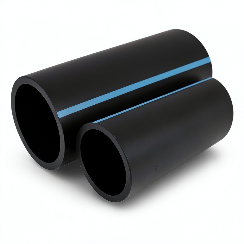 مواسير HDPE الوطني ضغط 16 بار قطر خارجي 250 مم سمك 18.6 مم لون أسود