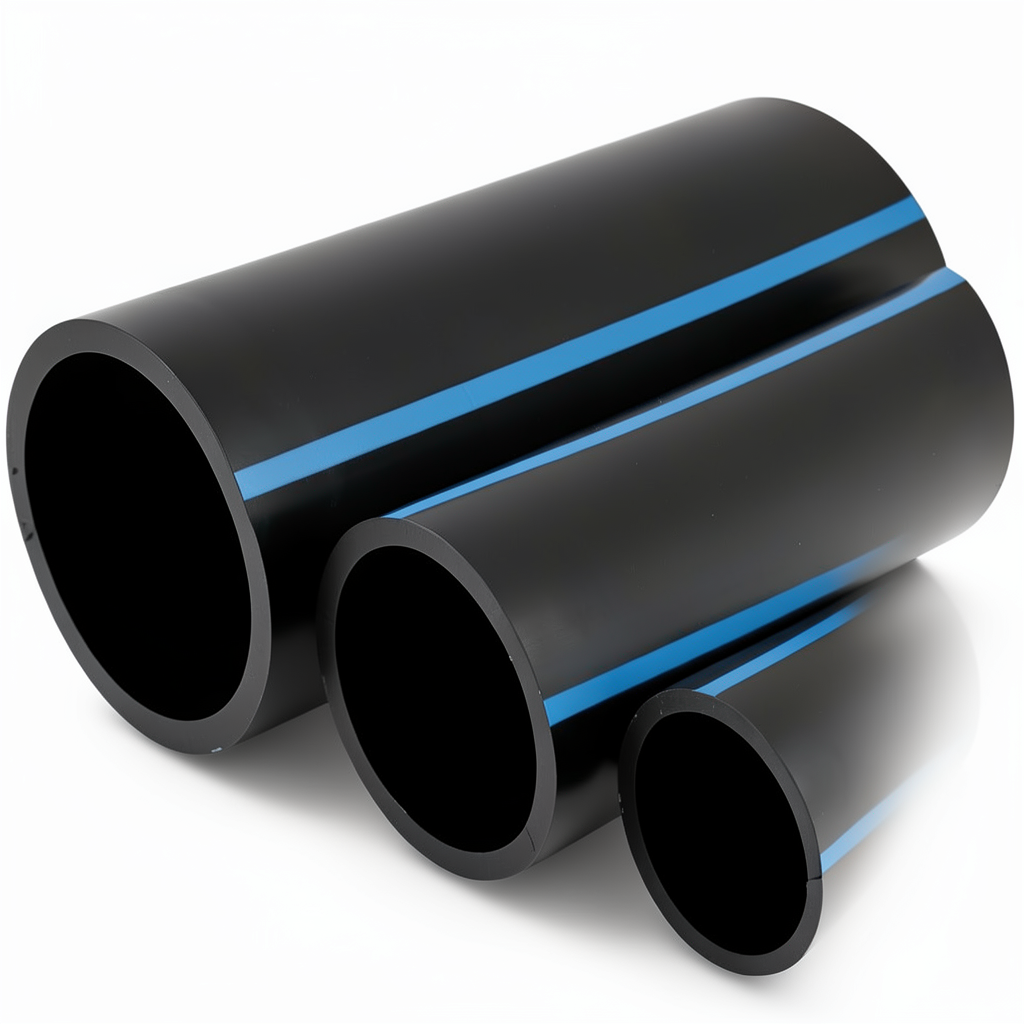 NPF HDPE Pipe Pressure 16 Bar Diameter 280 mm Thickness 20.8 mm Black
