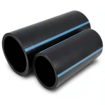 NPF HDPE Pipes Nominal Pressure 6 Bar Outside Diameter 125 mm Thickness 3.1 mm Black