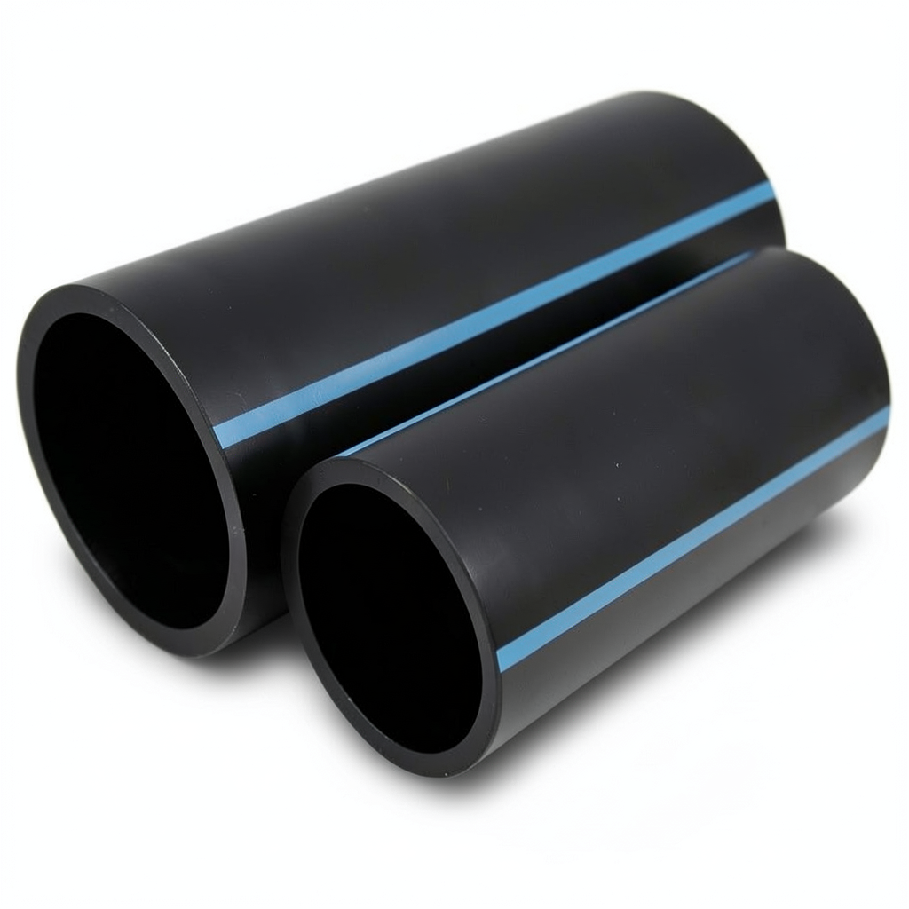 NPF HDPE Pipes Nominal Pressure 6 Bar Outside Diameter 125 mm Thickness 3.1 mm Black