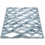 Galvanized Steel Expanded Metal Mesh Thickness 2.3 mm Width 2.44 m Length 6 m