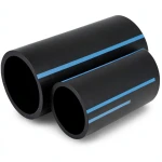 NPF HDPE Pipes Nominal Pressure 6 Bar Outside Diameter 180 mm Thickness 4.4 mm Black