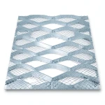 Galvanized Steel Expanded Metal Mesh Thickness 2.3 mm Width 2.44 M Length 7 meter