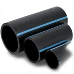NPF HDPE Pipes Nominal Pressure 6 Bar Outside Diameter 225 mm Thickness 5.5 mm Black