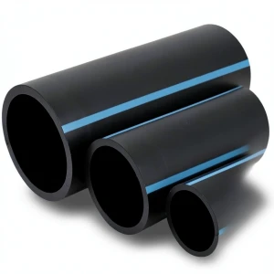 أنابيب HDPE الوطني ضغط 6 بار قطر خارجي 225 مم سمك 5.5 مم لون أسود