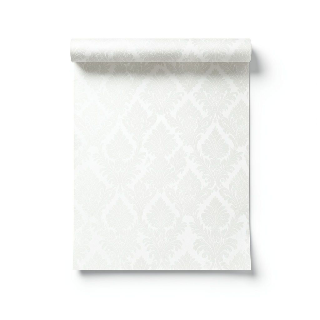 Italian Wallpaper Patterned Design Off White Color, Size 10m x 0.70m, Model rc17085