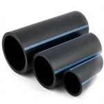 NPF HDPE Pipes Nominal Pressure 6 Bar Diameter 355 mm Thickness 8.7 mm Black