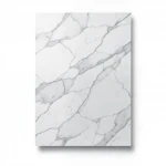 Luxury Line White Marble Effect Wallpaper with Grey Veins