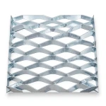 Galvanized Steel Expanded Metal Mesh Thickness 2.3 mm Width 2.44 m Length 2 m