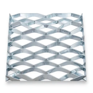 Galvanized Steel Expanded Metal Mesh Thickness 2.3 mm Width 2.44 m Length 2 m